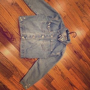 Denim button up jacket